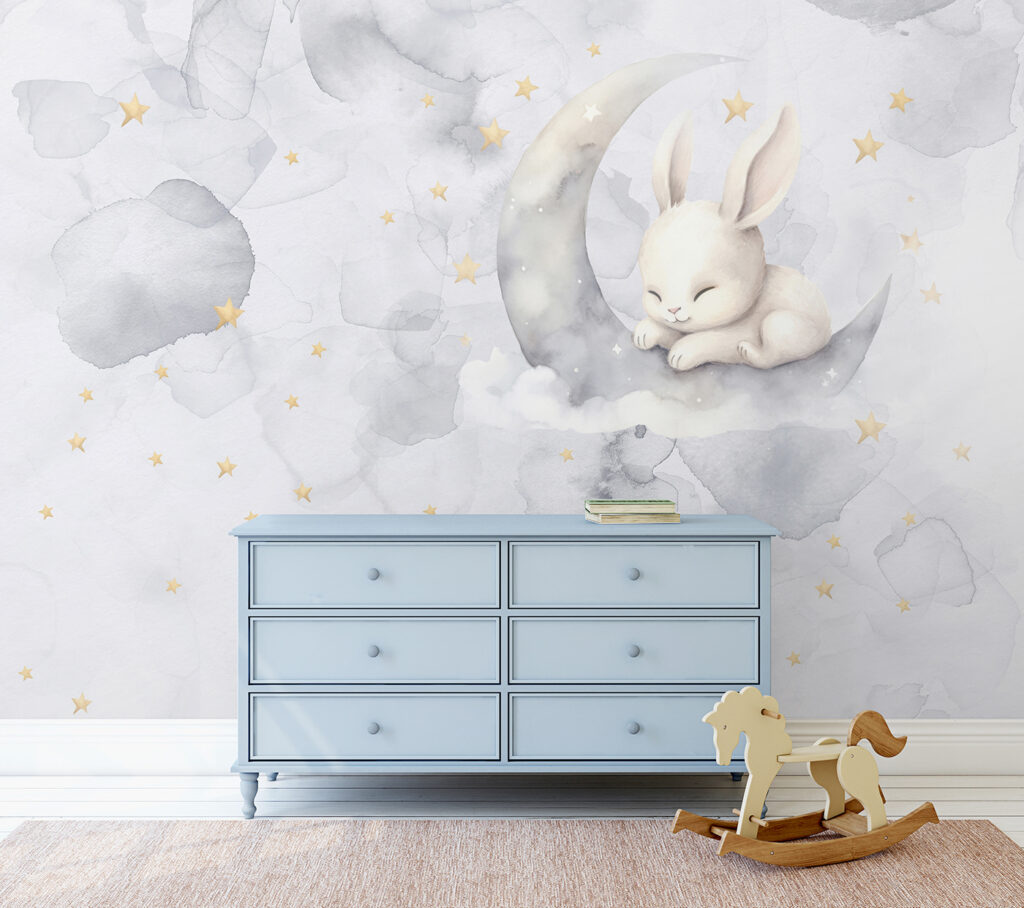 A rabbit on the moon A rabbit on the moon