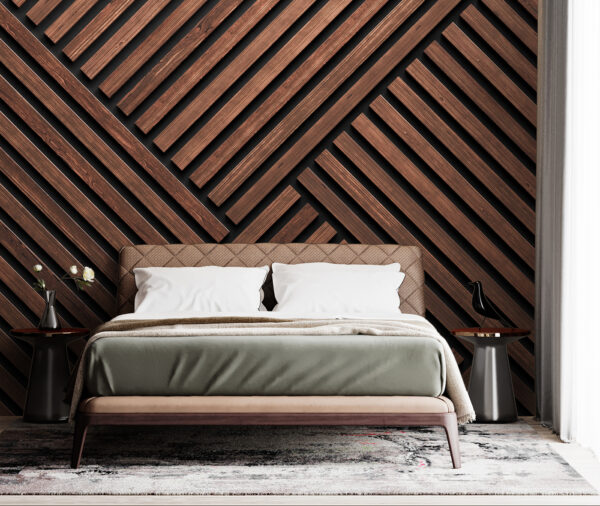 A wood paneling with black lines A wood paneling with black lines