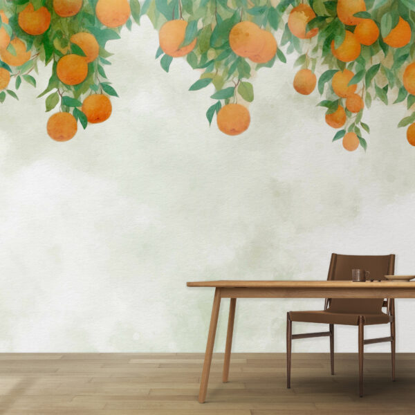 Oranges on a tree branch Oranges on a tree branch