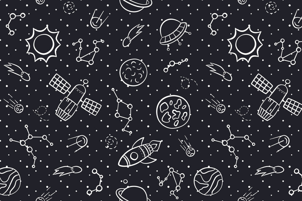 A pattern of space objects