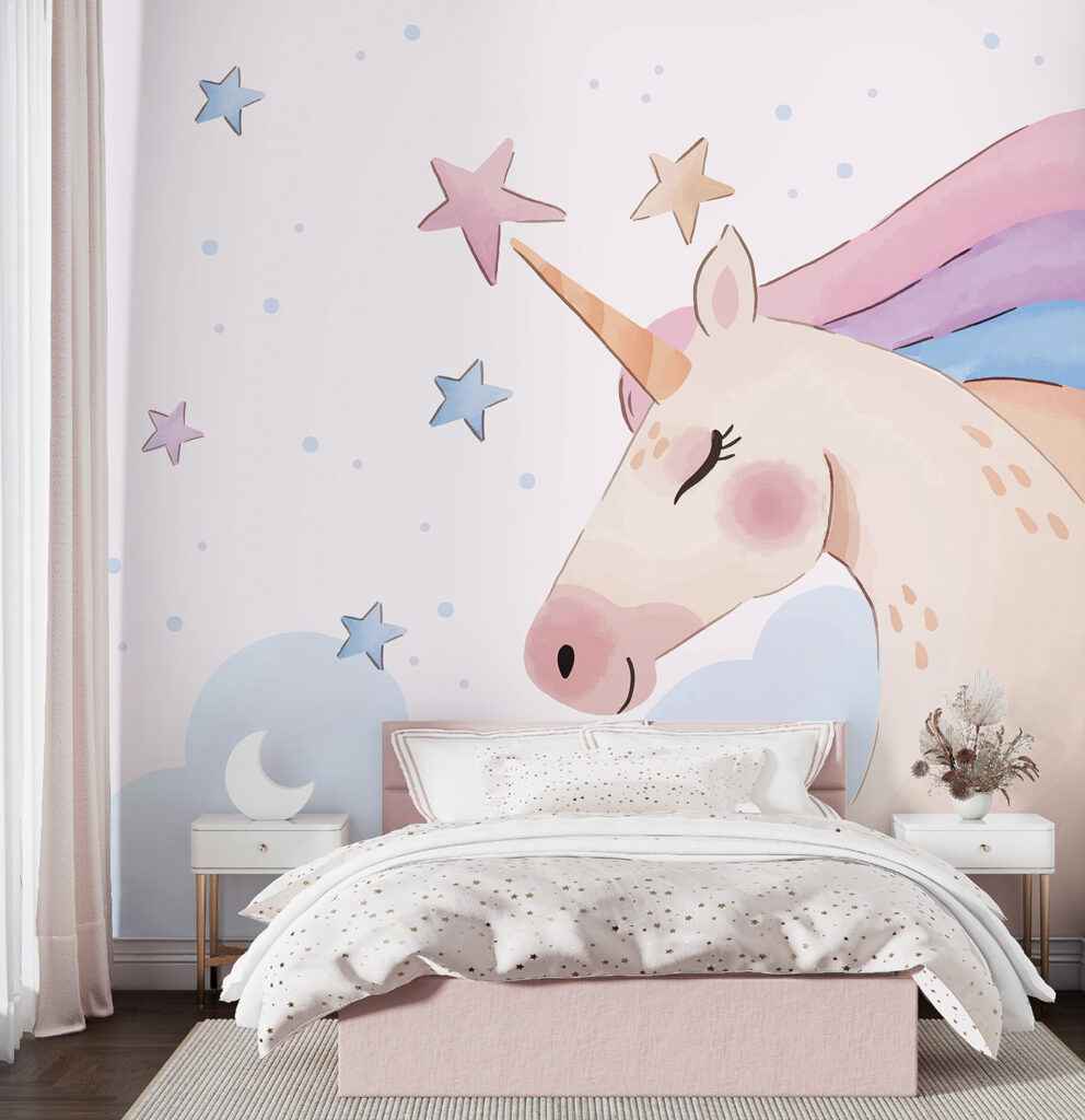 A unicorn with stars and clouds u97532pir4m 992x1024 - A unicorn with stars and clouds
