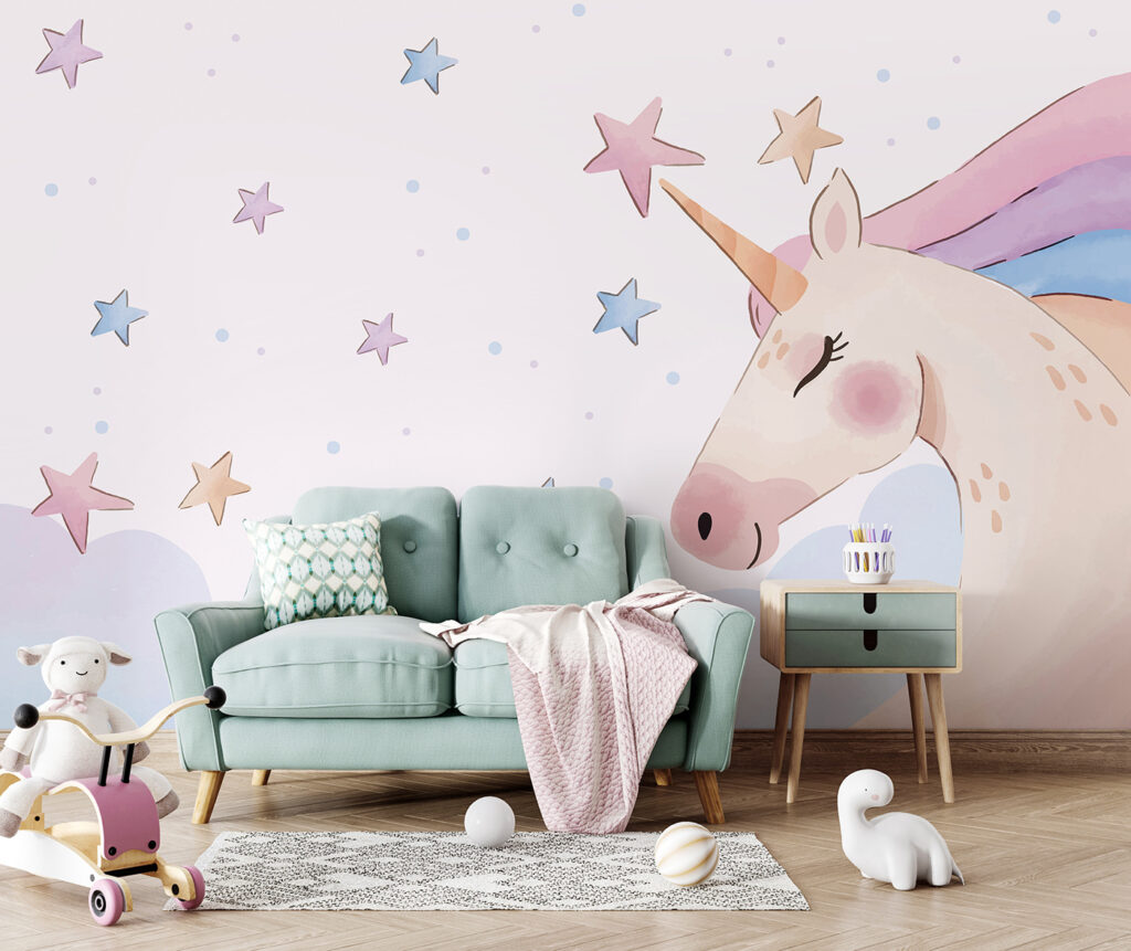 A unicorn with stars and clouds u97532pir1 1024x861 - A unicorn with stars and clouds