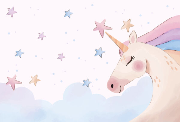 A unicorn with stars and clouds u97532p 600x409 - A unicorn with stars and clouds