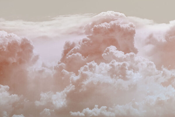 A pink clouds in the sky A pink clouds in the sky