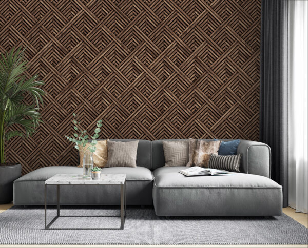 Textured woven pattern in earthy tones Textured woven pattern in earthy tones