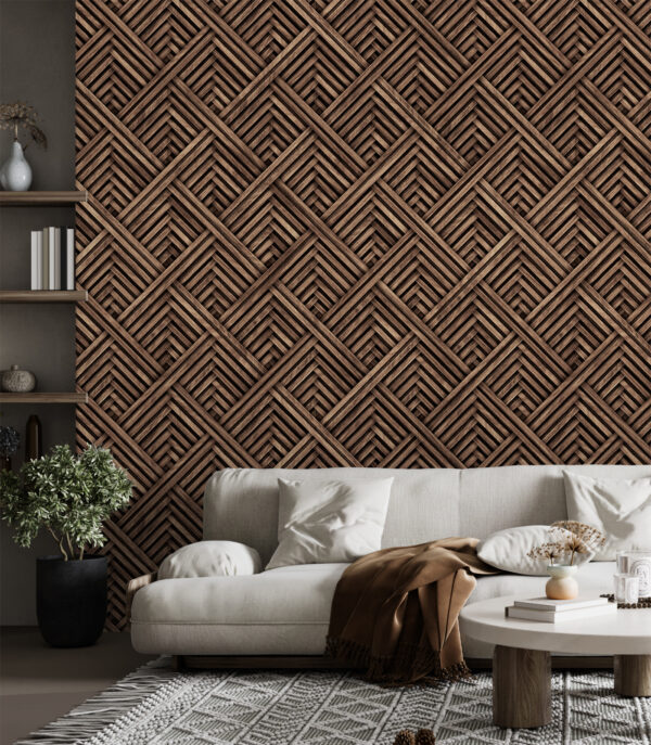 Textured woven pattern in earthy tones Textured woven pattern in earthy tones