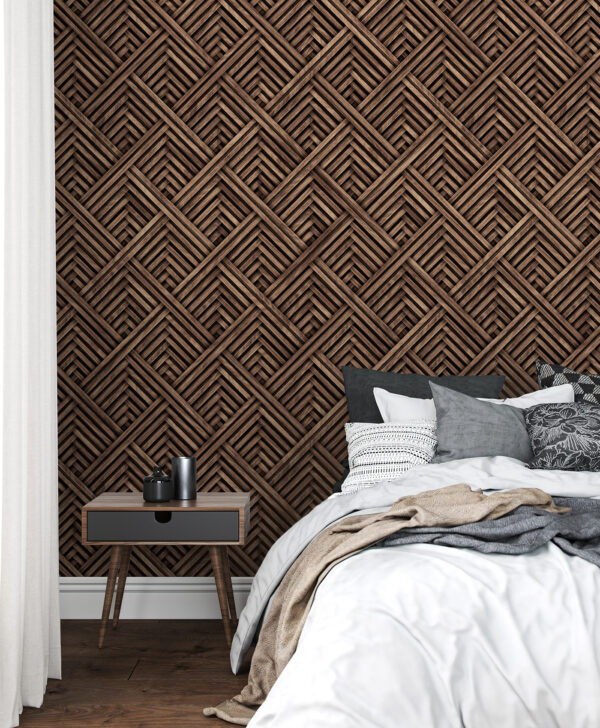 Textured woven pattern in earthy tones Textured woven pattern in earthy tones