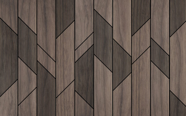 A wood paneling with black lines A wood paneling with black lines