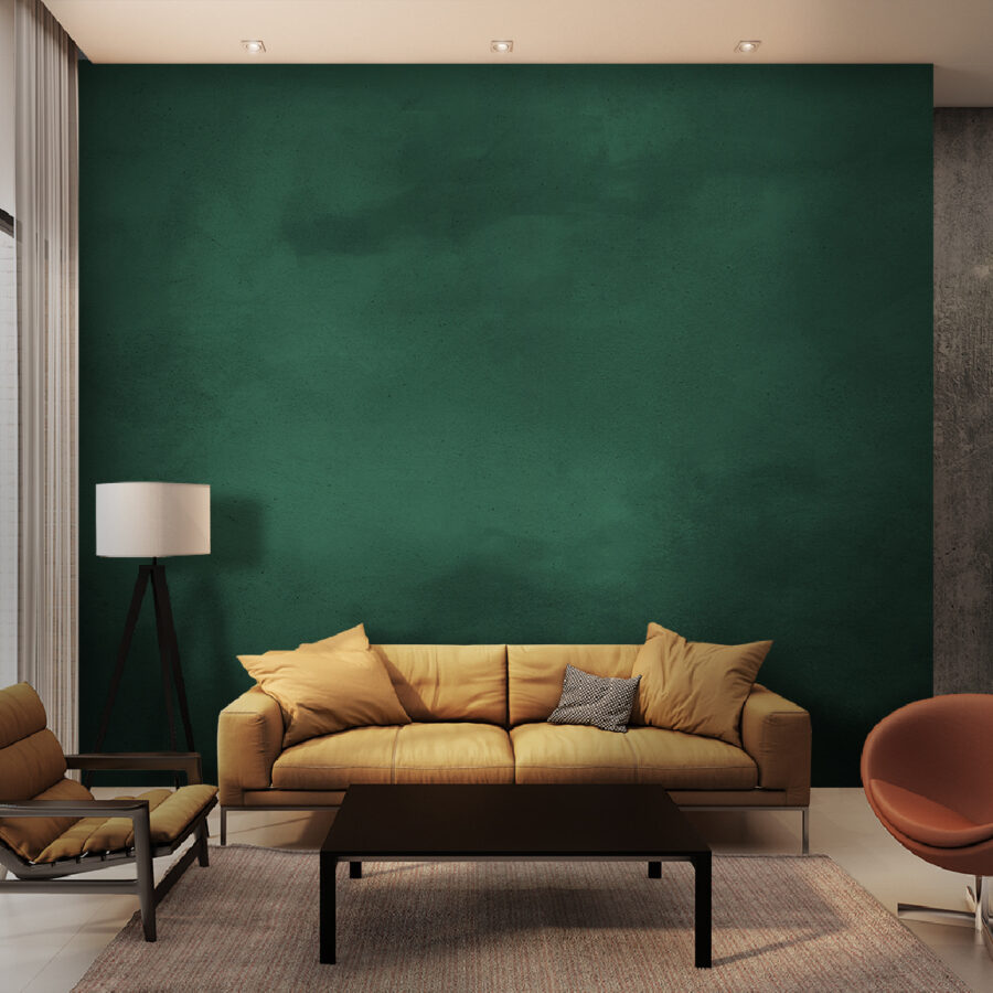 Green background with white clouds