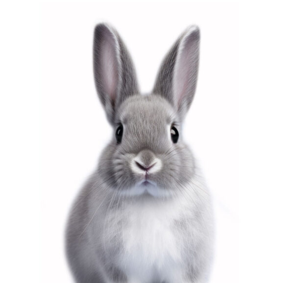 Cute rabbit with big expressive eyes. Cute rabbit with big expressive eyes.