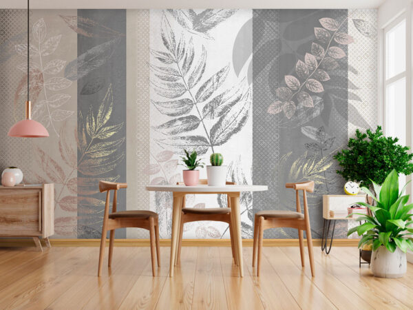 Botanical patterns in muted tones Botanical patterns in muted tones