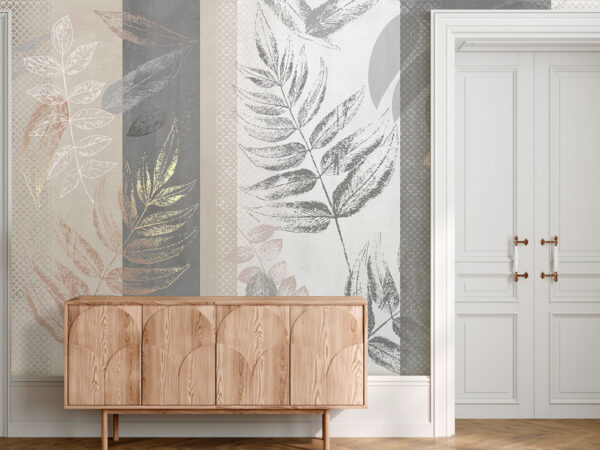 Botanical patterns in muted tones Botanical patterns in muted tones