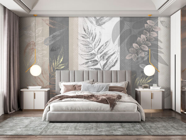 Botanical patterns in muted tones Botanical patterns in muted tones