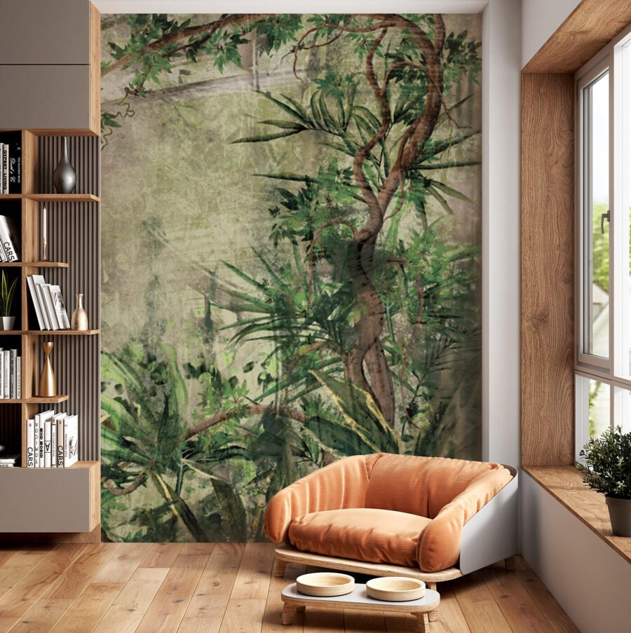 Painting of plants and plants