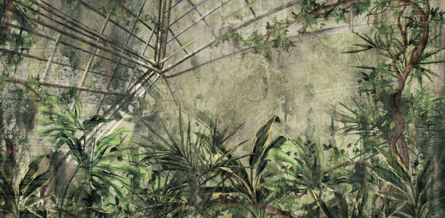 Painting of plants and plants