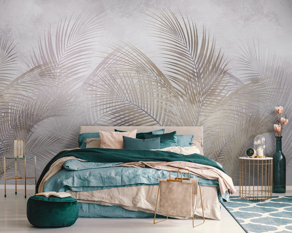 Group of palm leaves