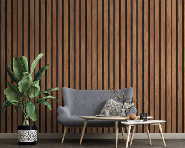 Elegant wooden vertical stripes background. Elegant wooden vertical stripes background.