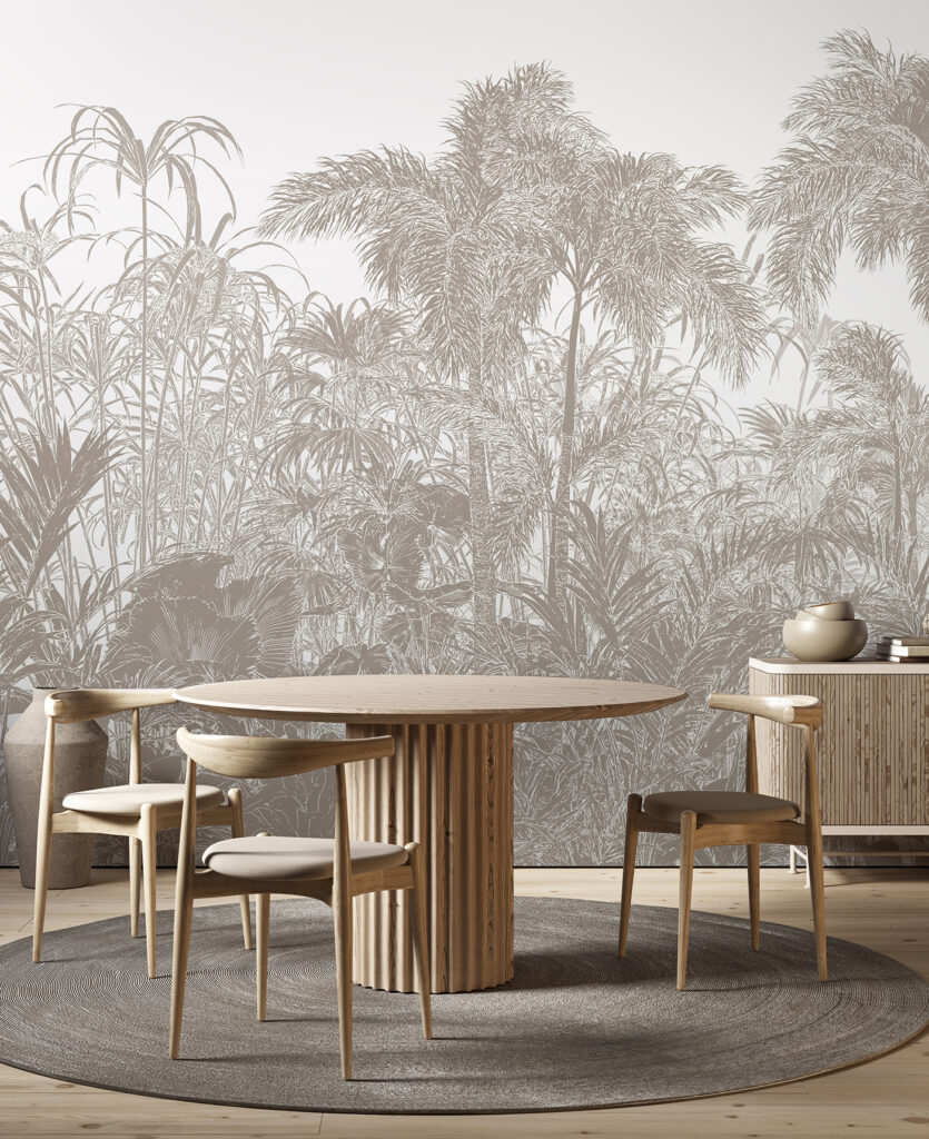 A group of palm trees A group of palm trees