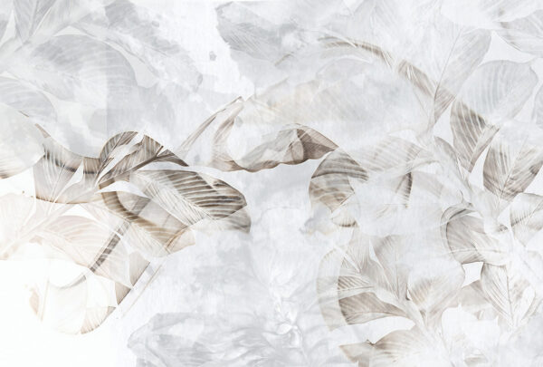 Translucent leaves on soft background. Translucent leaves on soft background.