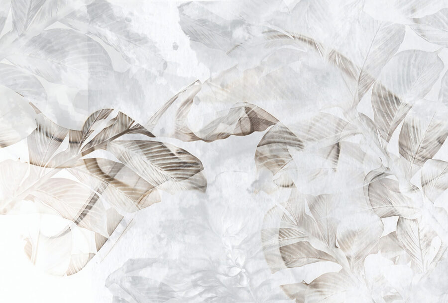 Translucent leaves on soft background. Translucent leaves on soft background.