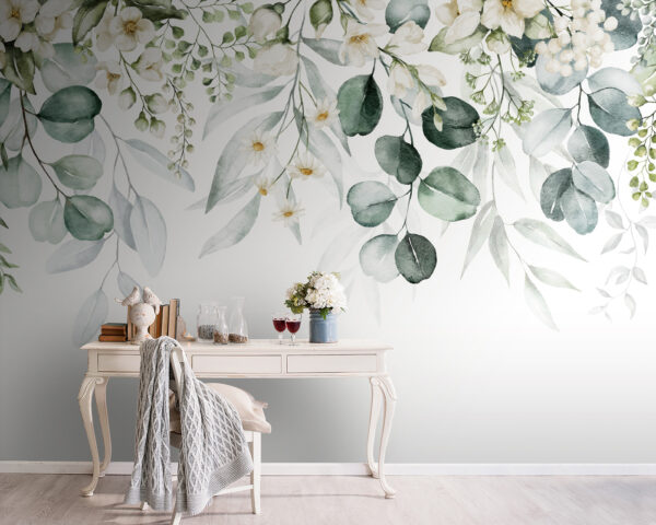 Delicate floral watercolor arrangement. Delicate floral watercolor arrangement.