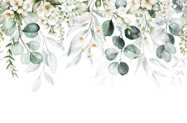 Delicate floral watercolor arrangement. Delicate floral watercolor arrangement.