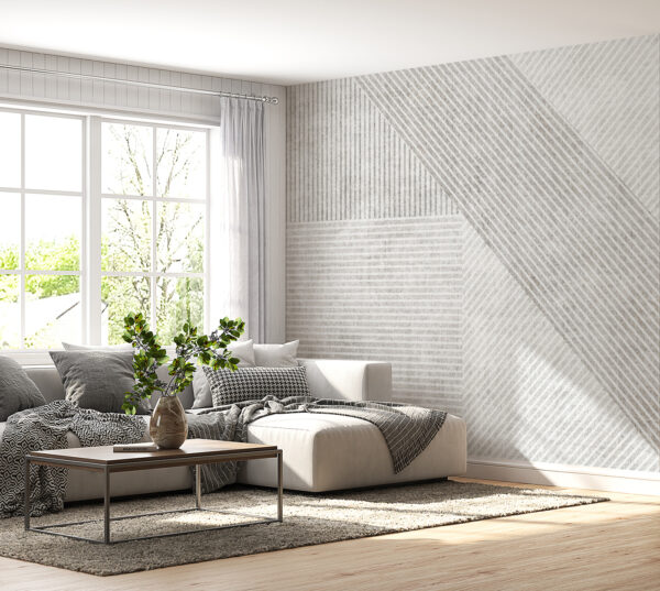 White and gray striped pattern u96331pig2 600x537 - White and gray striped pattern