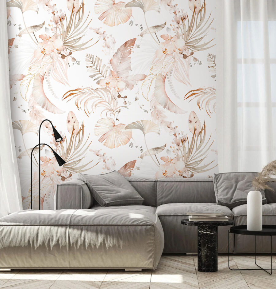 Pattern of flowers and leaves u96322pig85 900x940 - Pattern of flowers and leaves - tegory