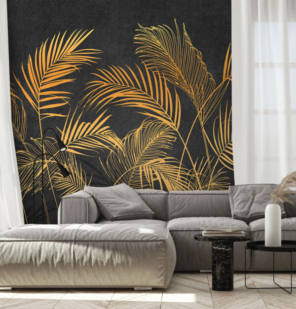 Group of palm leaves Group of palm leaves