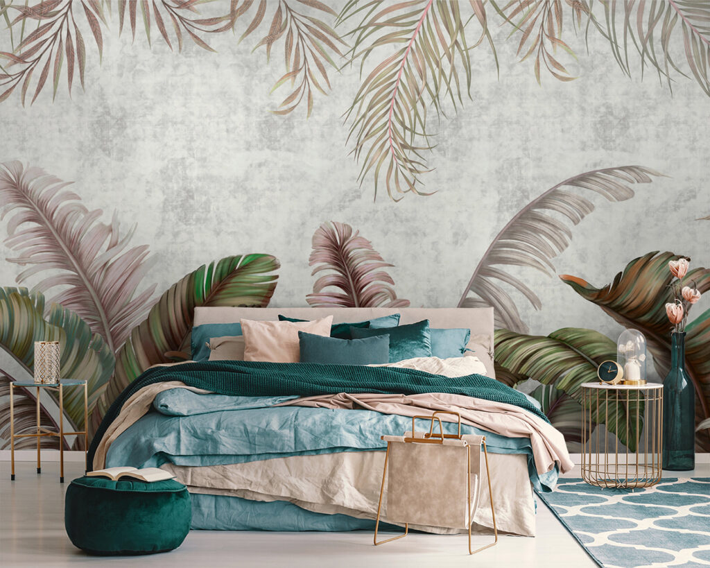 Group of colorful leaves