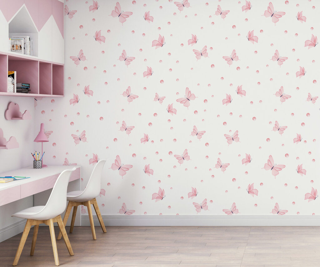 Pattern of butterflies and dots u96109pir4 1024x854 - Pattern of butterflies and dots