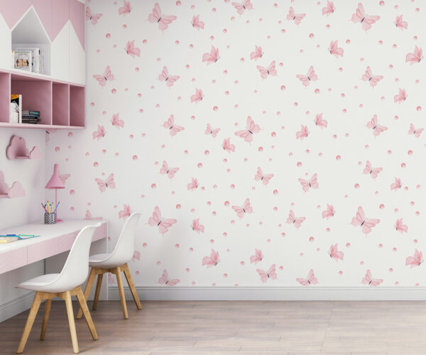 Pattern of butterflies and dots u96109pir4 600x500 - Pattern of butterflies and dots
