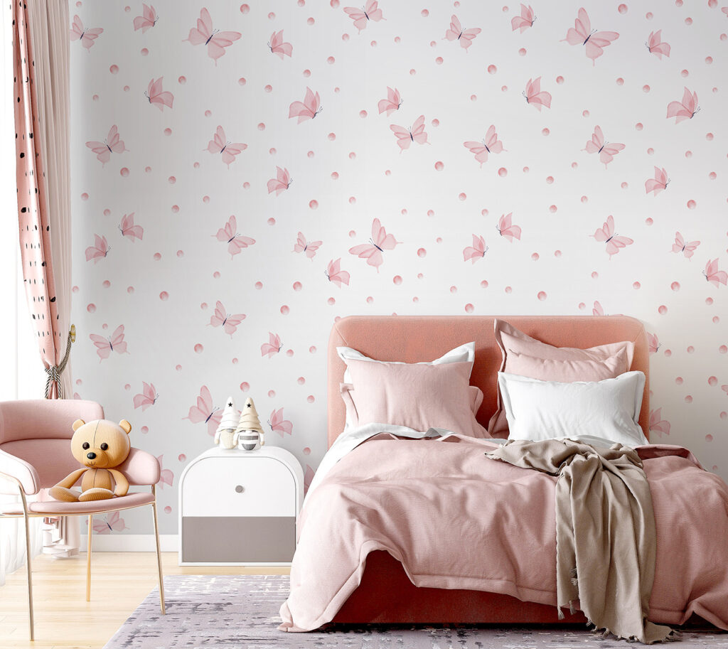 Pattern of butterflies and dots u96109pir2m 1024x913 - Pattern of butterflies and dots