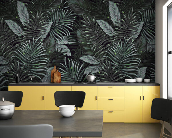 Lush foliage in vibrant green tones Lush foliage in vibrant green tones