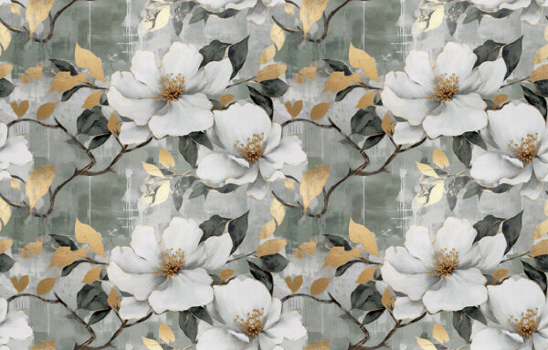 Delicate blooms against a muted background Delicate blooms against a muted background