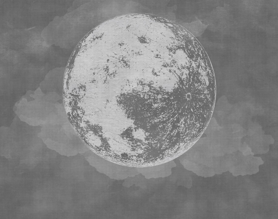 Full moon in the sky