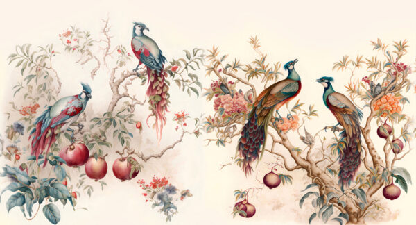 Group of birds on a tree Group of birds on a tree