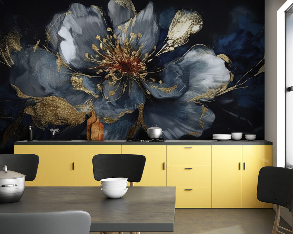 Painting of a flower Painting of a flower