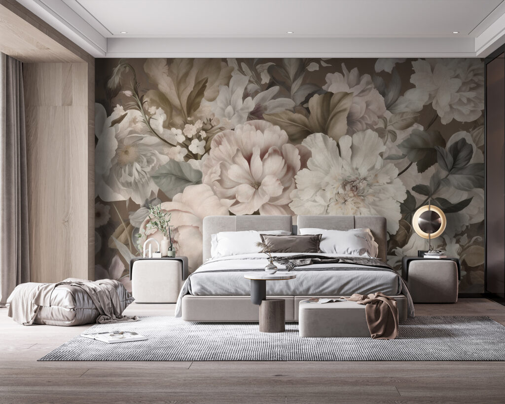 Delicate blooms in soft, muted tones Delicate blooms in soft, muted tones