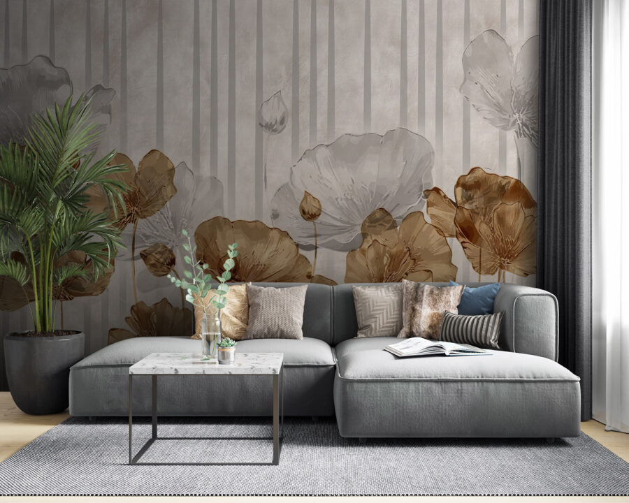 Wallpaper with flowers