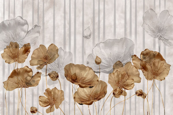Wallpaper with flowers Wallpaper with flowers