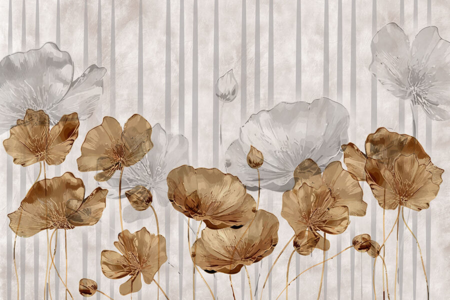 Wallpaper with flowers