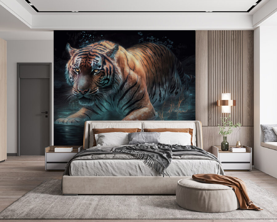 Tiger in the water Tiger in the water