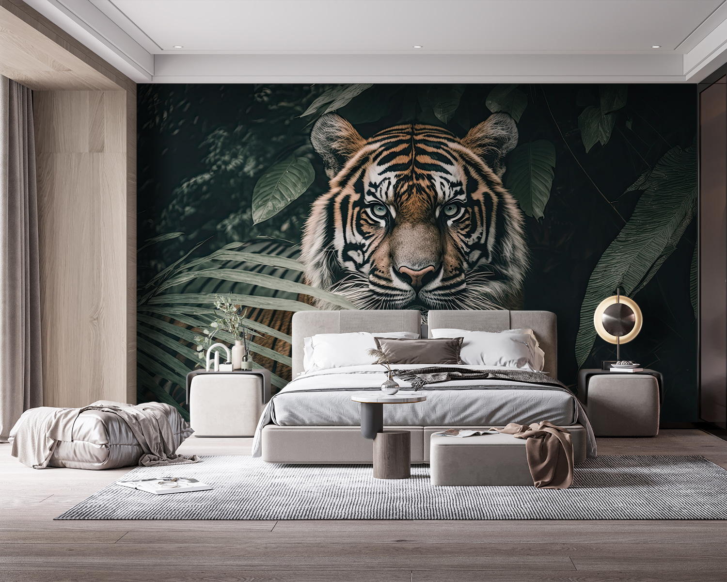 Tiger in the jungle Tiger in the jungle