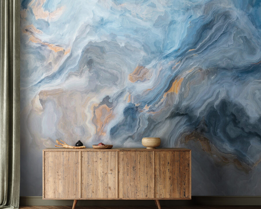 Dreamlike swirls of color and texture.