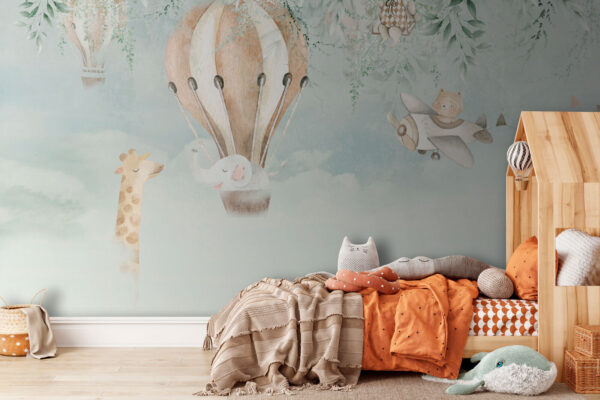 Painting of animals flying in the sky u95429pir2 600x400 - Painting of animals flying in the sky