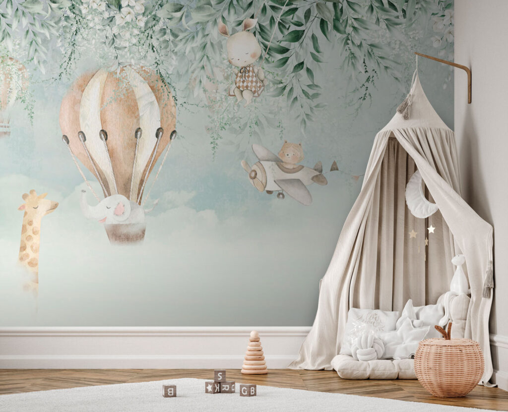 Painting of animals flying in the sky u95429pir1m 1024x831 - Painting of animals flying in the sky