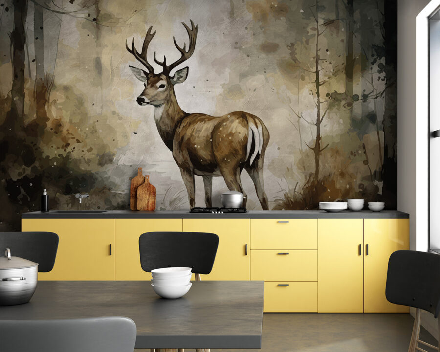 Painting of a deer