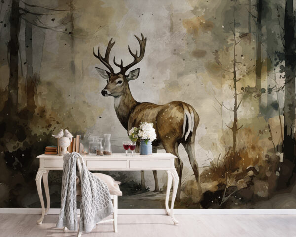 Painting of a deer Painting of a deer
