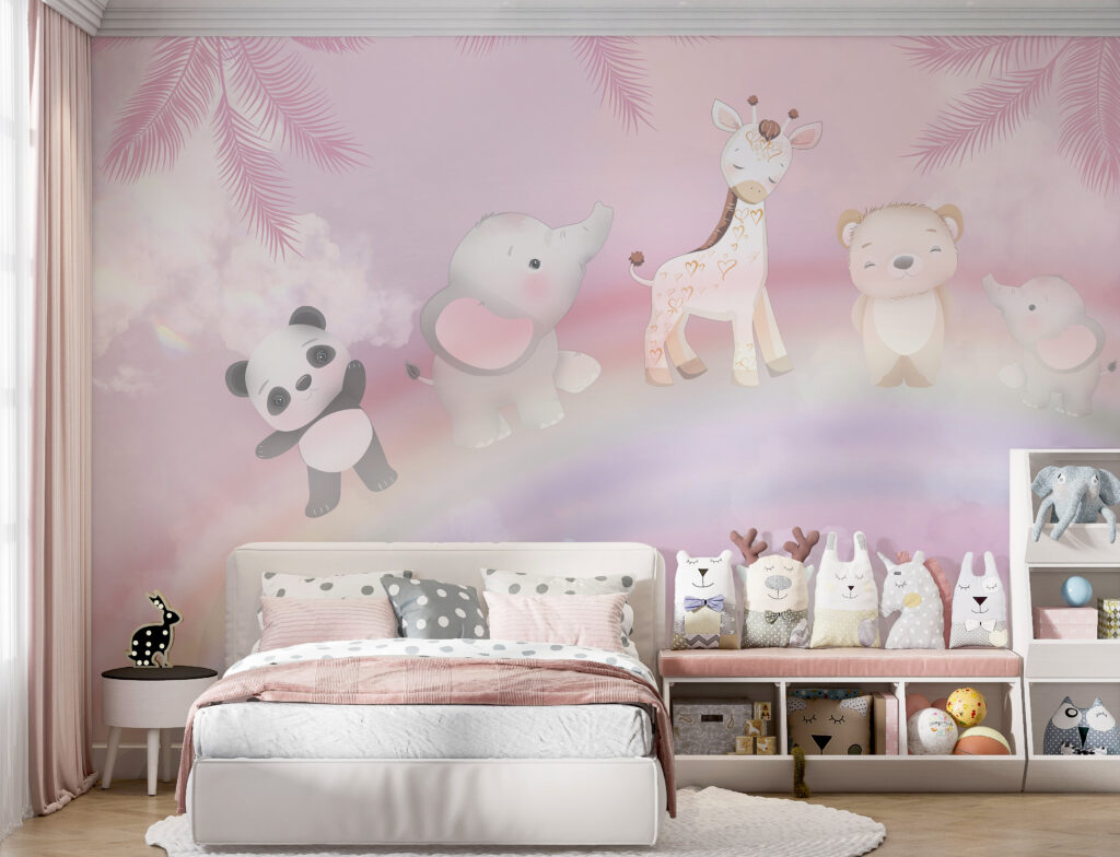 Group of animals on a rainbow u95382pir4 1024x784 - Group of animals on a rainbow